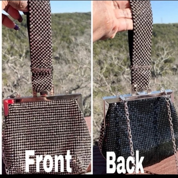 Rhinestone Sequin Mini‎ Bag Wrist Crossbody - Picture 1 of 15
